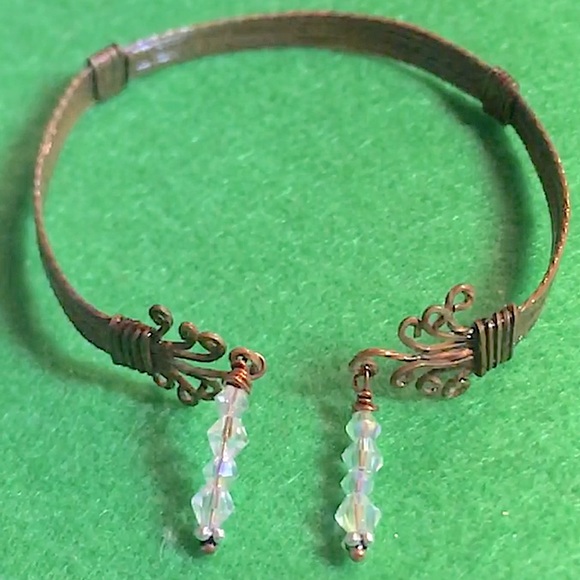 Jewelry - “Copper,copper” wire wrapped cuff bracelet